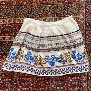 Zara beaded mini skirt